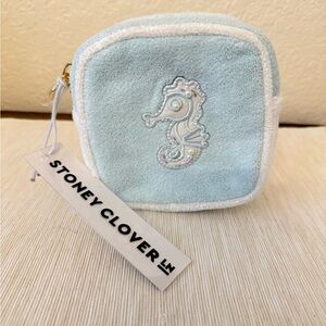 Stoney Clover Blue Seahorse Pouch